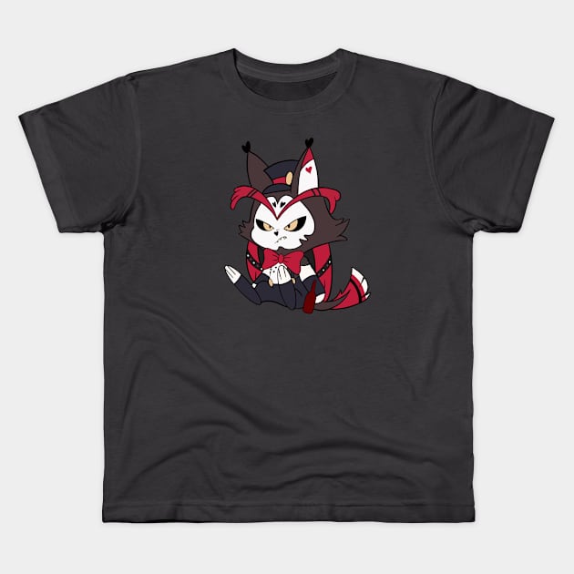 Hazbin Hotel - husk Kids T-Shirt by Pastelpandabum